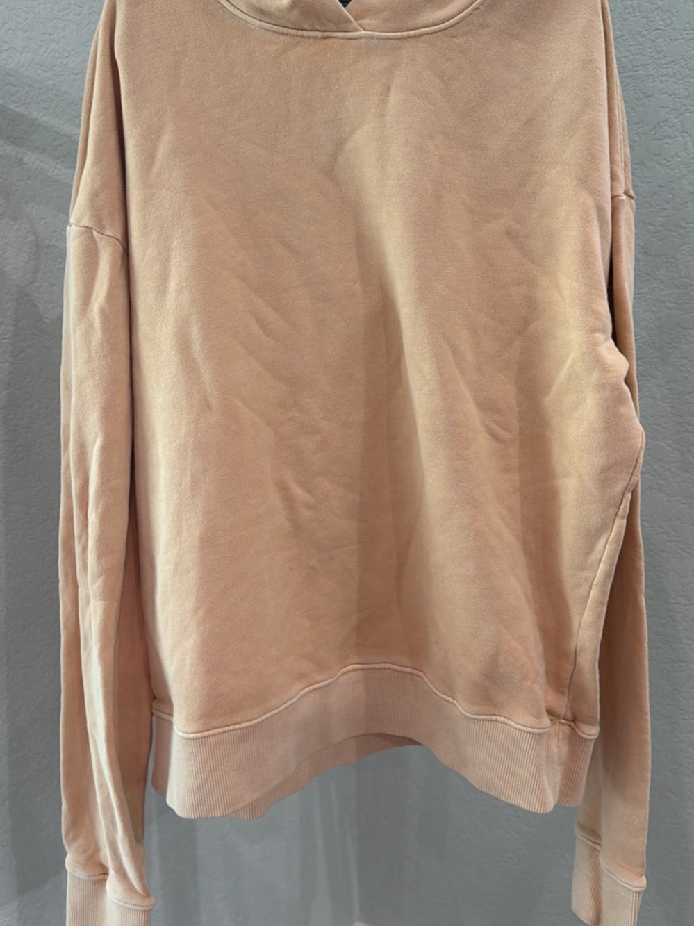 Outdoor Voices Men's Crewneck Sweater in Light Peach
